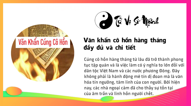 Văn khấn cô hồn hàng tháng đầy đủ và chi tiết