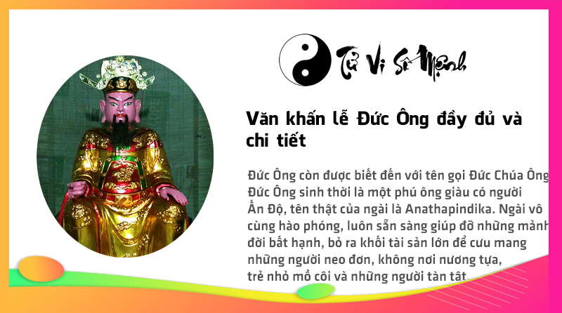 Văn khấn lễ Đức &Ocirc;ng đầy đủ v&agrave; chi tiết