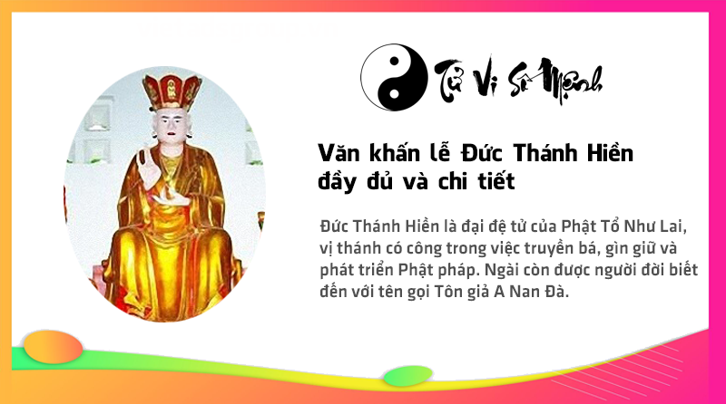 Văn khấn lễ Đức Thánh Hiền đầy đủ và chi tiết