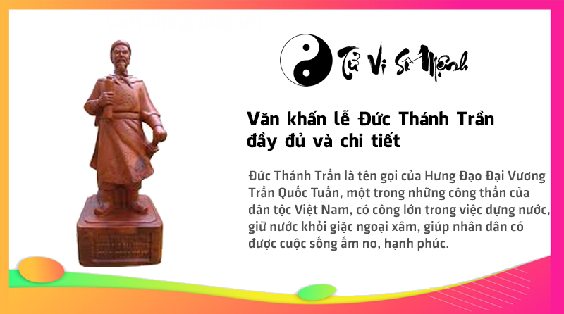 Văn khấn lễ Đức Thánh Trần đầy đủ và chi tiết