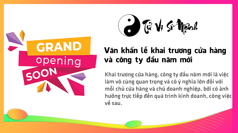 Văn khấn lễ khai trương cửa hàng và công ty đầu năm mới