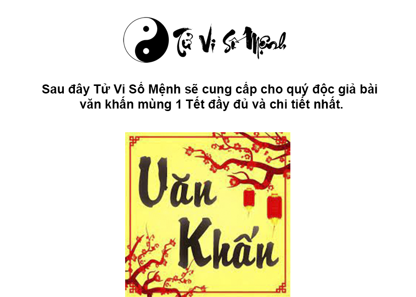 Văn khấn thần linh trong nhà ngày mùng 1 Tết