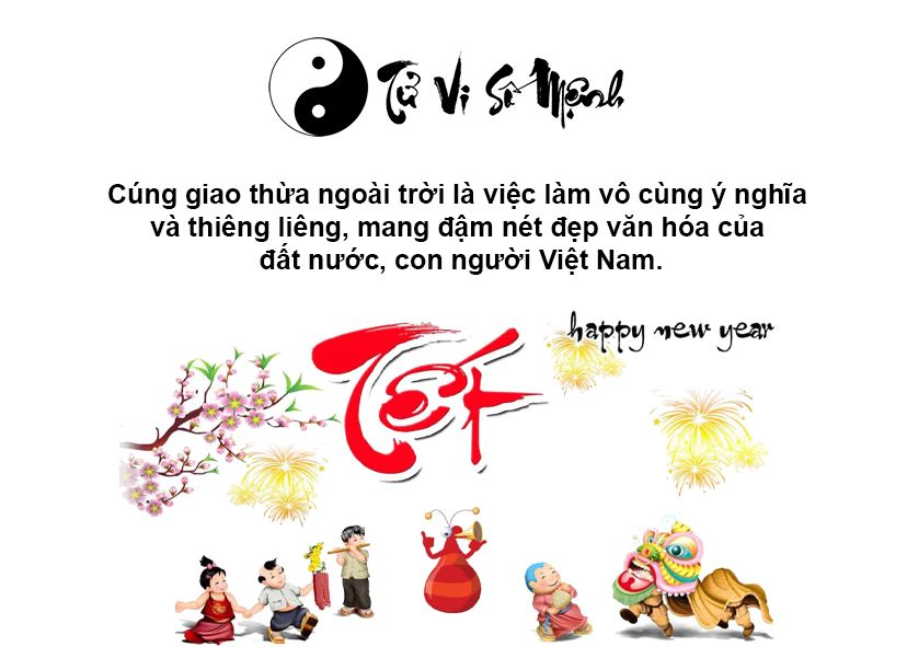 Văn khấn giao thừa ngoài trời đầy đủ và chi tiết