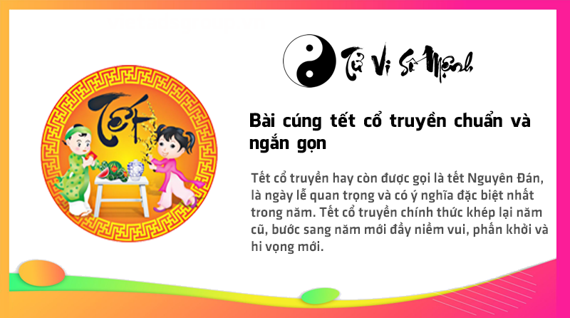 Bài cúng tết cổ truyền chuẩn và ngắn gọn