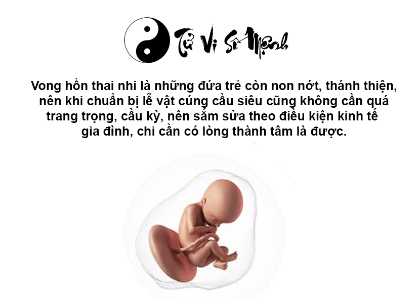 Bài cúng cầu siêu cho các vong linh thai nhi