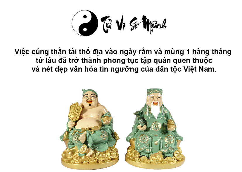 Văn khấn thần tài thổ địa mùng 1 và ngày rằm hàng tháng