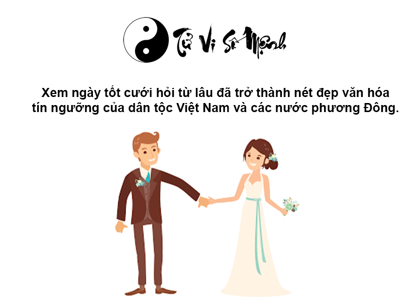 Xem ngày tốt cưới hỏi để vợ chồng hạnh phúc viên mãn