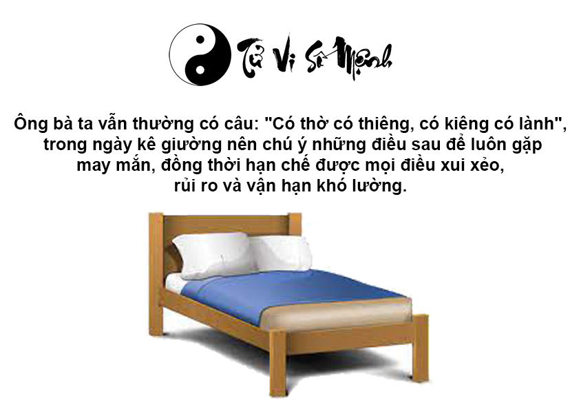 Xem ngày tốt kê giường giúp gia chủ khỏe mạnh và may mắn