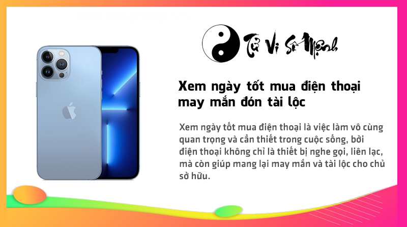 Xem ngày tốt mua điện thoại may mắn đón tài lộc