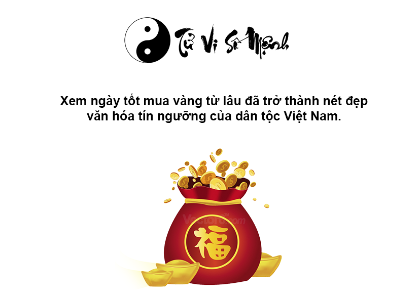 Xem ngày tốt mua vàng tấn tài tấn lộc