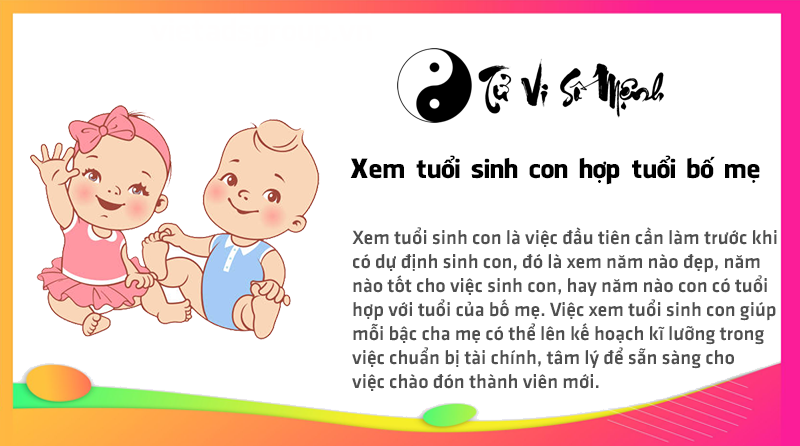 Xem tuổi sinh con hợp tuổi bố mẹ