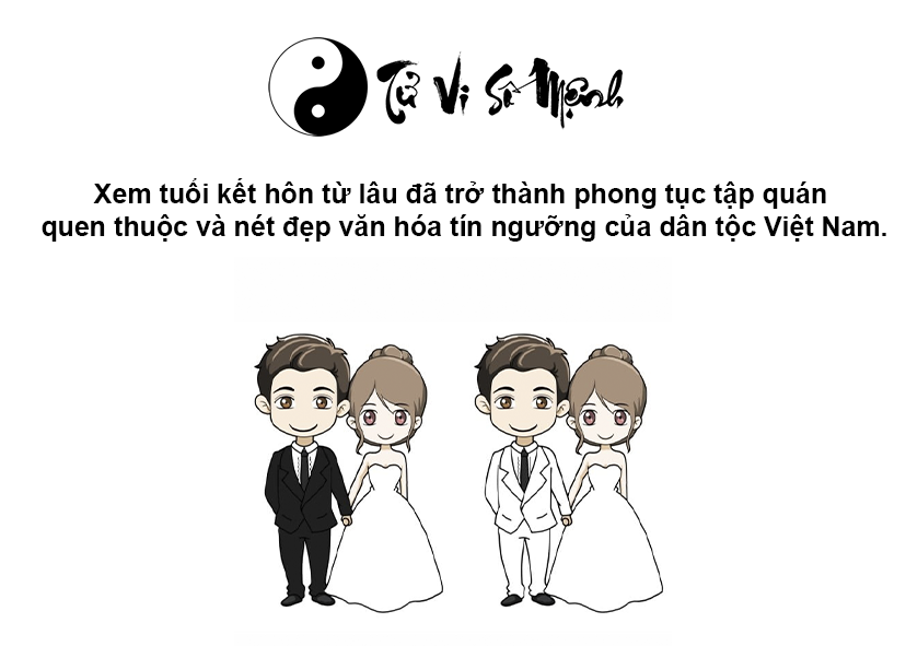 Xem tuổi kết hôn chọn năm cưới hỏi