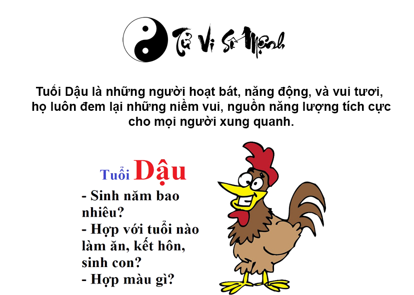 Tử vi trọn đời tuổi Dậu và những điều thú vị xoay quanh tuổi Dậu