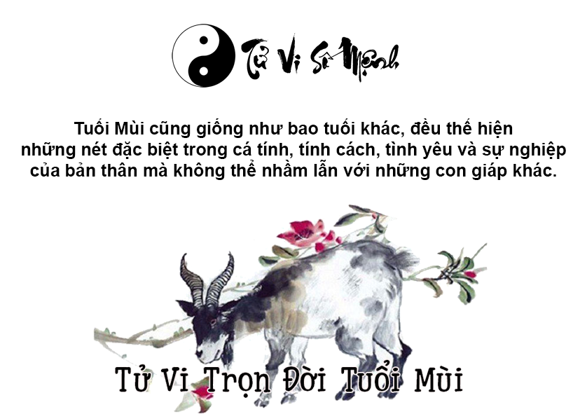 Tử vi trọn đời tuổi Mùi và những điều thú vị xoay quanh tuổi Mùi