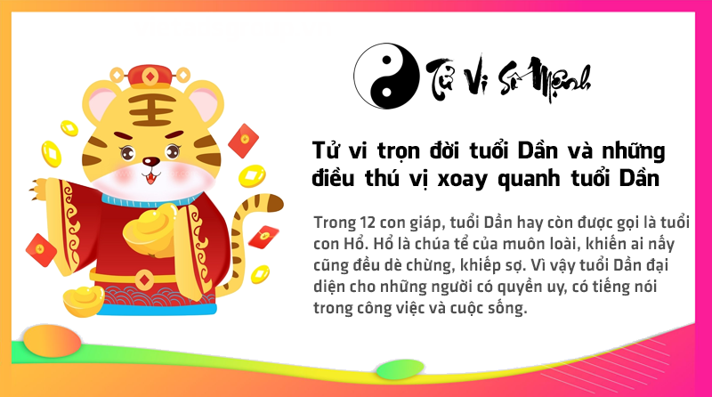 Tử vi trọn đời tuổi Dần và những điều thú vị xoay quanh tuổi Dần