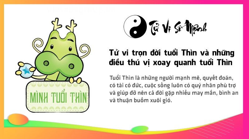 Tử vi trọn đời tuổi Thìn và những điều thú vị xoay quanh tuổi Thìn